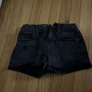 Old navy black jean shorts size kids 10
